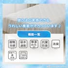 フリル付き 敷パッド シングル(Nクール フリルホワイト S26) 5枚目画像