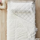 フリル付き 敷パッド シングル(Nクール フリルホワイト S26) 12枚目画像