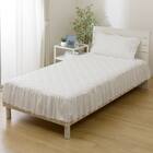 フリル付き 敷パッド シングル(Nクール フリルホワイト S26) 14枚目画像