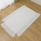 フリル付き 敷パッド シングル(Nクール フリルホワイト S26) 15枚目画像