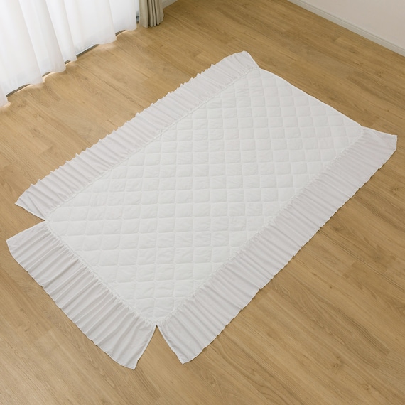 フリル付き 敷パッド シングル(Nクール フリルホワイト S26) 15枚目画像