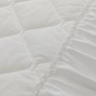 フリル付き 敷パッド シングル(Nクール フリルホワイト S26) 16枚目画像