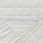 フリル付き 敷パッド シングル(Nクール フリルホワイト S26) 17枚目画像