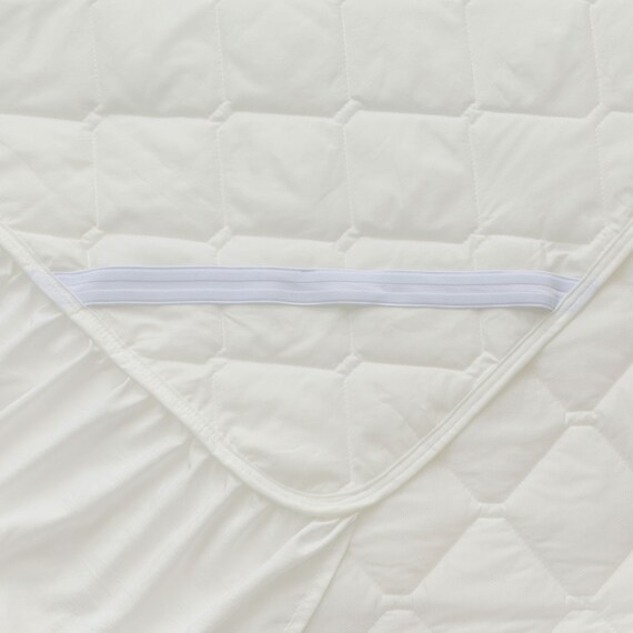 フリル付き 敷パッド シングル(Nクール フリルホワイト S26) 17枚目画像