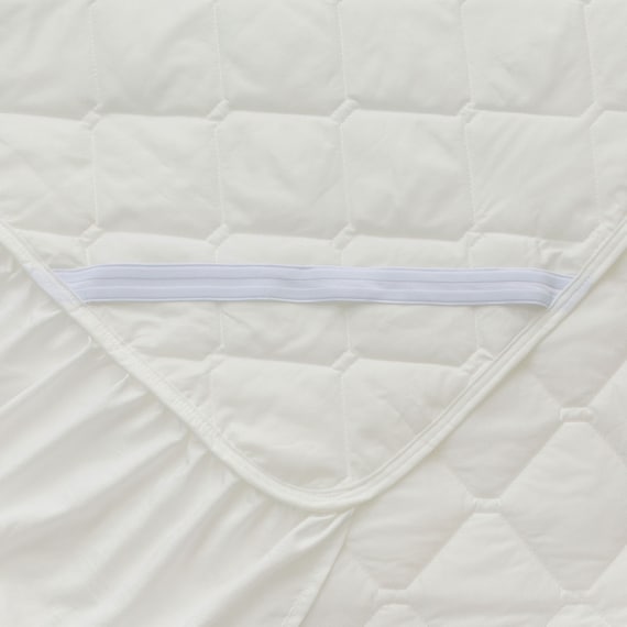 フリル付き 敷パッド シングル(Nクール フリルホワイト S26) 17枚目画像
