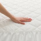フリル付き 敷パッド シングル(Nクール フリルホワイト S26) 18枚目画像