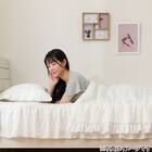 フリル付き ピローパッド(Nクール フリルホワイト S26) 12枚目画像