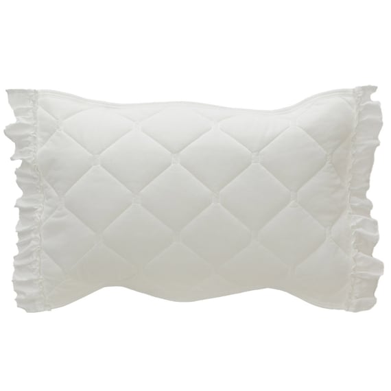 フリル付き ピローパッド(Nクール フリルホワイト S26) 13枚目画像