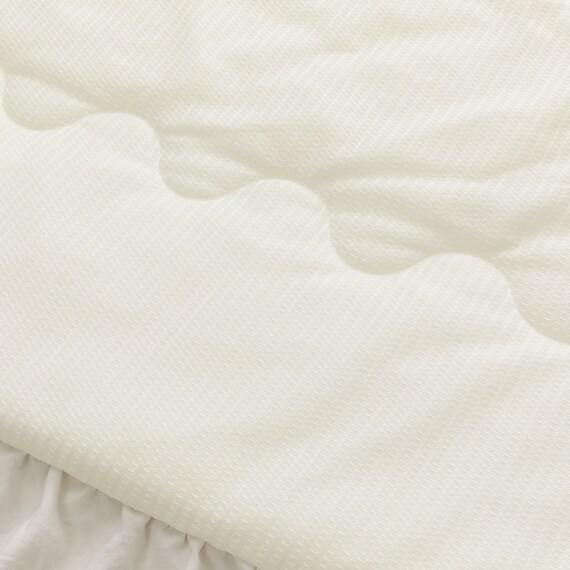 フリル付き 両面使える 肌ふとん シングル(Nクール フリルホワイト S26) 14枚目画像