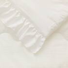 フリル付き 両面使える 肌ふとん シングル(Nクール フリルホワイト S26) 16枚目画像