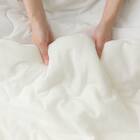フリル付き 両面使える 肌ふとん シングル(Nクール フリルホワイト S26) 17枚目画像