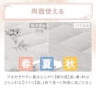 両面使える 敷パッド シングル(Nクール 極冷 ラインアート S26) 9枚目画像