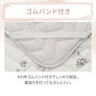 両面使える 敷パッド シングル(Nクール 極冷 ラインアート S26) 14枚目画像