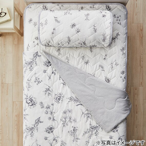 両面使える 敷パッド シングル(Nクール 極冷 ラインアート S26) 16枚目画像