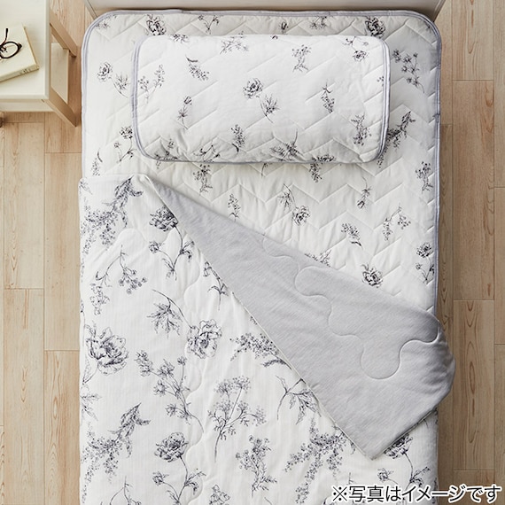 両面使える 敷パッド シングル(Nクール 極冷 ラインアート S26) 16枚目画像