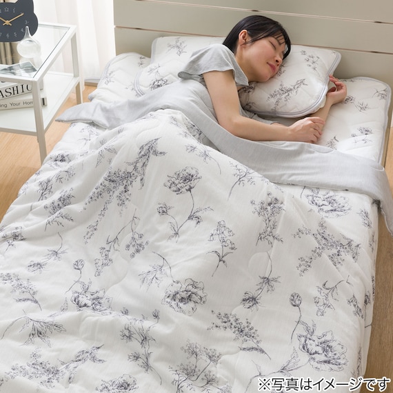 両面使える 敷パッド シングル(Nクール 極冷 ラインアート S26) 17枚目画像