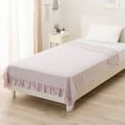 フリル付きタオルケット シングル(T02 ローズ) 1枚目画像