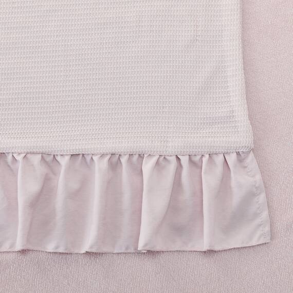 フリル付きタオルケット シングル(T02 ローズ) 13枚目画像