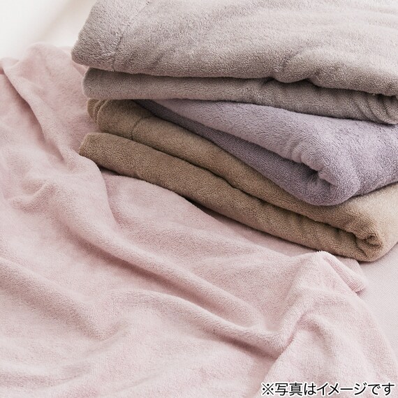 ふわふわタオルケット シングル(グレー D1) 8枚目画像