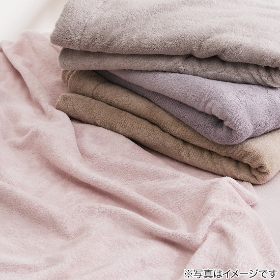 ふわふわタオルケット シングル(グレー D1) 8枚目画像
