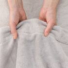 ふわふわタオルケット シングル(グレー D1) 7枚目画像