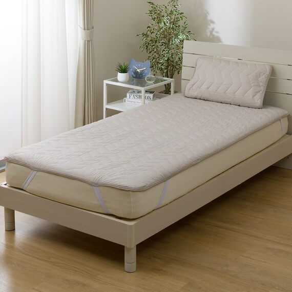 両面使える 敷パッド シングル(Nクール極冷 モカ S26) 16枚目画像