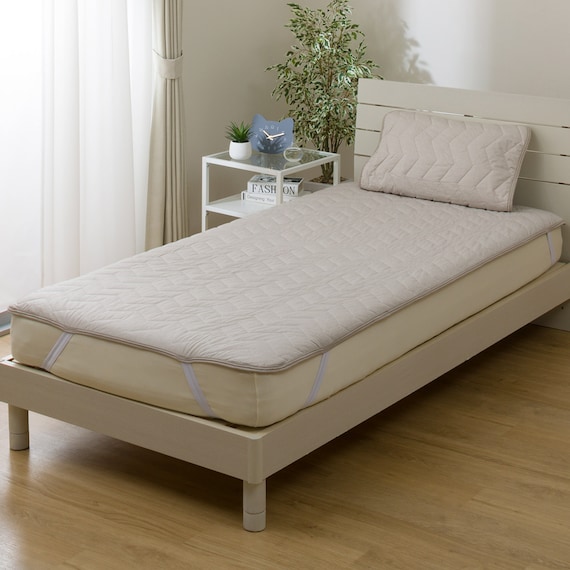 両面使える 敷パッド シングル(Nクール極冷 モカ S26) 16枚目画像