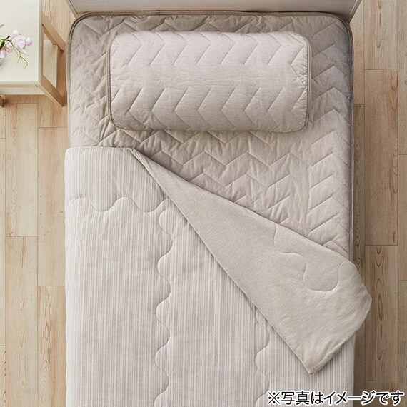 両面使える ピローパッド(Nクール極冷 モカ S26) 13枚目画像