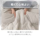 両面使える 肌ふとん シングル(Nクール極冷 モカ S26) 12枚目画像