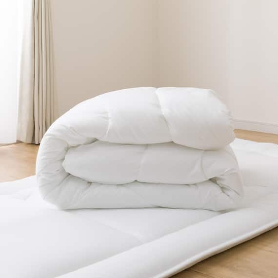 カバー付き 布団セット 6点 (S2601 シングル グレーチェック) 25枚目画像