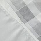 カバー付き 布団セット 6点 (S2601 セミダブル グレーチェック) 12枚目画像