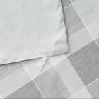 カバー付き 布団セット 6点 (S2601 セミダブル グレーチェック) 13枚目画像