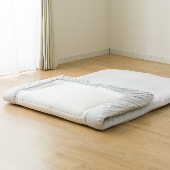 カバー付き 布団セット 6点 (S2601 セミダブル グレーチェック) 17枚目画像