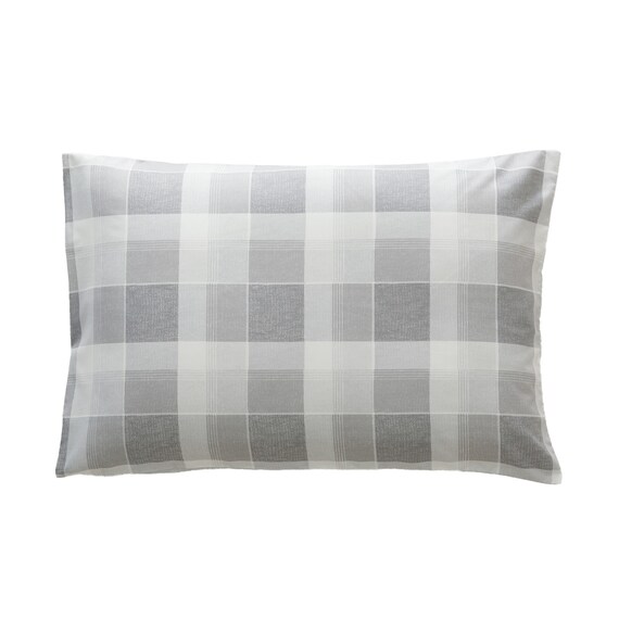 カバー付き 布団セット 6点 (S2601 セミダブル グレーチェック) 19枚目画像