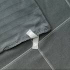 カバー付き 布団セット 6点 (S2602 シングル グレーウィンドウペン) 13枚目画像