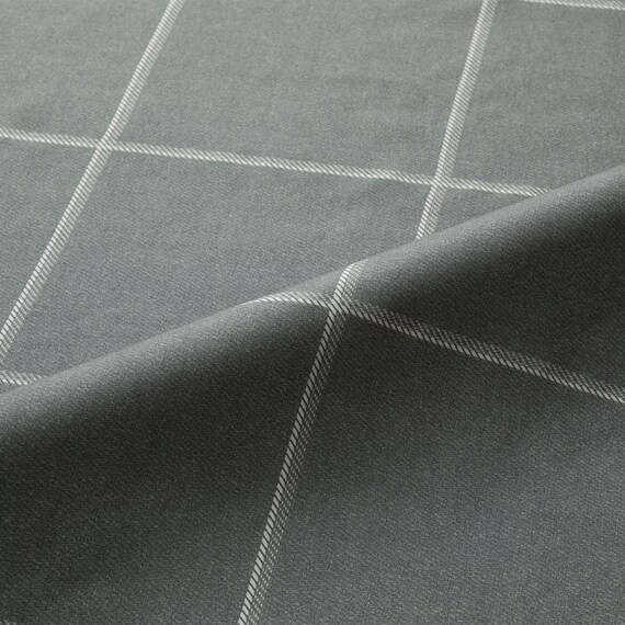 カバー付き 布団セット 6点 (S2602 シングル グレーウィンドウペン) 15枚目画像