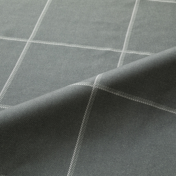 カバー付き 布団セット 6点 (S2602 シングル グレーウィンドウペン) 15枚目画像