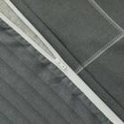 カバー付き 布団セット 8点 (S2602 ダブル グレーウィンドウペン) 12枚目画像