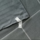 カバー付き 布団セット 8点 (S2602 ダブル グレーウィンドウペン) 13枚目画像