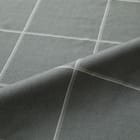 カバー付き 布団セット 8点 (S2602 ダブル グレーウィンドウペン) 15枚目画像