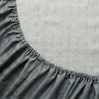 カバー付き 布団セット 8点 (S2602 ダブル グレーウィンドウペン) 18枚目画像