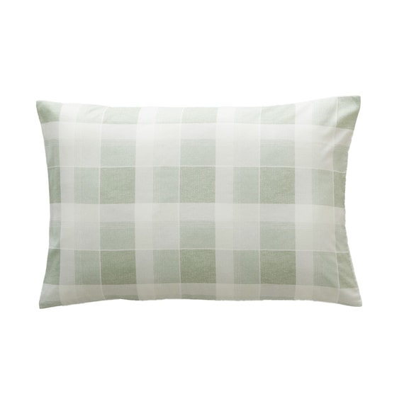 カバー付き 布団セット 6点 (S2603 シングル イエローグリーンチェック) 20枚目画像