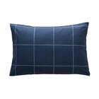 カバー付き 布団セット 6点 (S2606 シングル ネイビーウィンドウペン) 20枚目画像