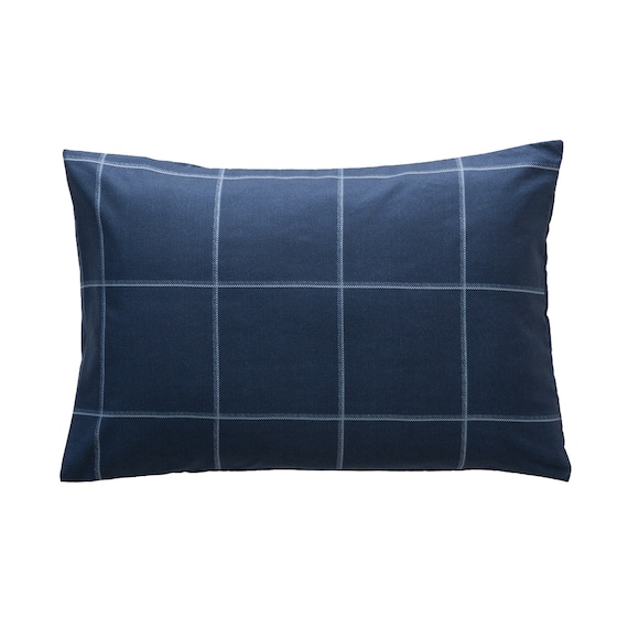 カバー付き 布団セット 6点 (S2606 シングル ネイビーウィンドウペン) 20枚目画像