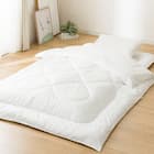 カバー付き 布団セット 6点 (S2606 シングル ネイビーウィンドウペン) 23枚目画像