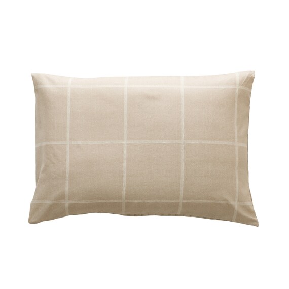 カバー付き 布団セット 6点 (S2607 シングル ベージュウィンドウペン) 20枚目画像