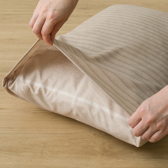 カバー付き 布団セット 6点 (S2607 シングル ベージュウィンドウペン) 21枚目画像