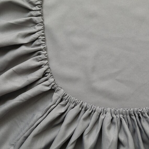 ベッド用寝具 4点セット (K2602 シングル グレーウィンドウペン) 13枚目画像