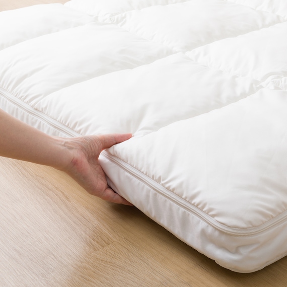 カバーが 洗える ボリューム敷布団 除湿わた入り セミダブル(F2502 SD) 6枚目画像