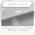 ひんやりケットにもなる掛け布団カバー シングル(Nクール D2603 デコネコ) 6枚目画像